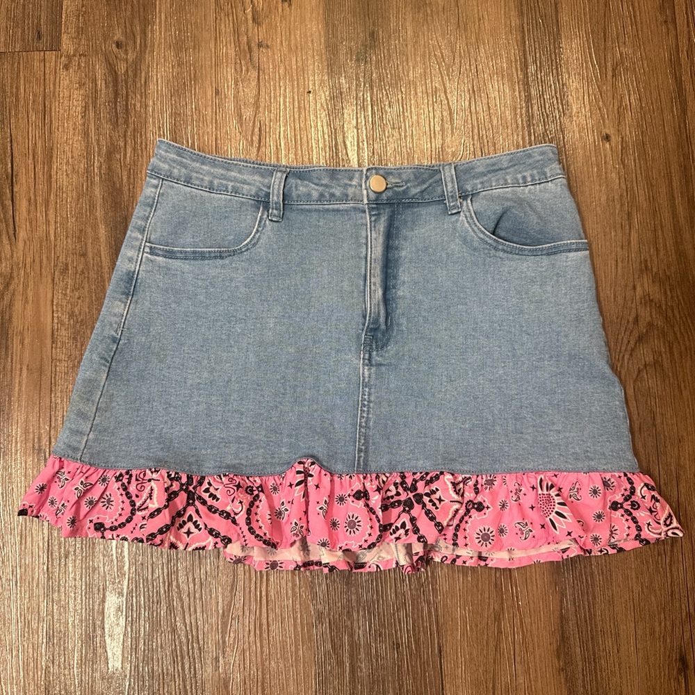 Dolls Kill Sugar Thrillz Candy Bandit Skirt